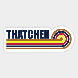 Thatcher Arizona horizontal sunset Sticker